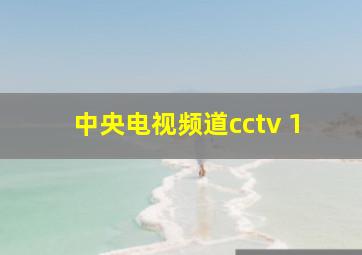 中央电视频道cctv 1